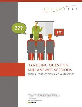 Handling Question And Answer Sessions